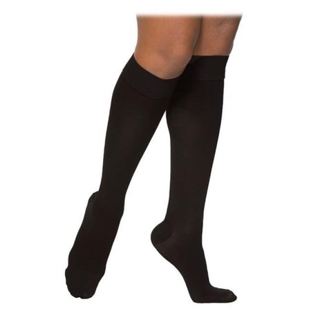 SIGVARIS Sigvaris Access 972CMLW99 20-30 mmHg Womens Closed Toe Knee High; Black; Medium-Long 972CMLW99